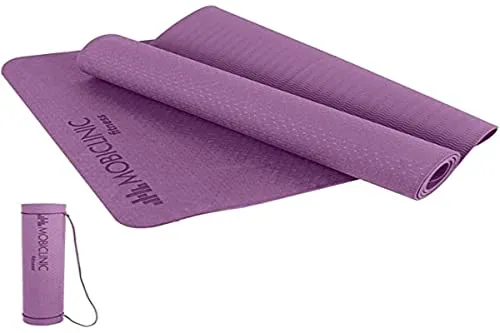 Mobiclinic®, Yogamatte, Europäische marke, Inklusive trageriemen, 6mm dick, Rutschfest, Abwaschbar, Wasserfest, Fitness, 181x61x0, 6 cm, Flexibel, Tpe, Farbe lila