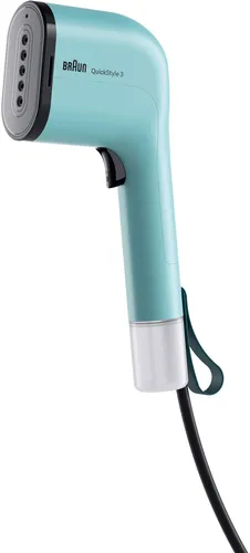 Braun QuickStyle 3 GS3013GR Dampfglätter - Kompakter Dampfglätter mit schneller Aufheizung in nur 30 Sekunden, ideal für Reisen und Zuhause, abnehmbarer 70 ml Wassertank für einfaches Nachfüllen