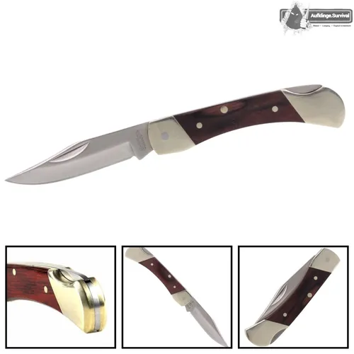 Klassisch Taschenmesser SCHRADE Uncle Henry Brown Bear LB3 Back Lock Klappmesser