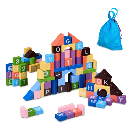 Bausteine Holzbausteine Bauklötze Holzbauklötze Holzspielzeug Holzklötze Set