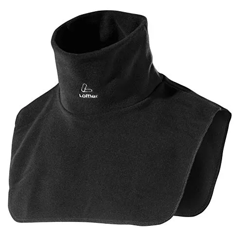 Löffler Fleece Neck Warmer black (990) - Halstücher, Schals & Sturmhauben zum Langlaufen - Hochisolierender Halswärmer aus weichem Fleece für angenehmen Tragekomfort und optimalen Schutz vor Kälte beim Radfahren.