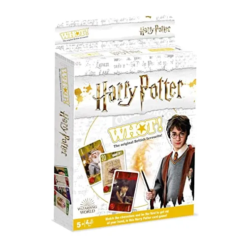Winning Moves WM02821-ML1-12 Harry Potter WHOT! Kartenspiel, italienische Ausgabe, Familienspiel, 6 Jahre