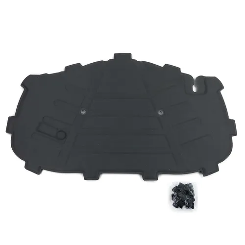 Motorhaubendämmung Dämmmatte mit Clips für Audi A3 8V - Motorhauben-Dämmung für Audi A3 Limousine und Cabrio ab 2013, reduziert Motorgeräusche und verbessert den Komfort im Innenraum.