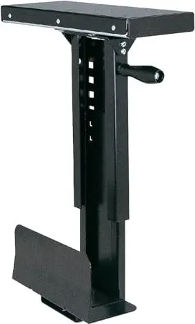 ROLINE Slim-PC-Halter ausziehbar, drehbar - flexibles Design für schmale Office Rechner, stabile Stahlkonstruktion und einfache Montage