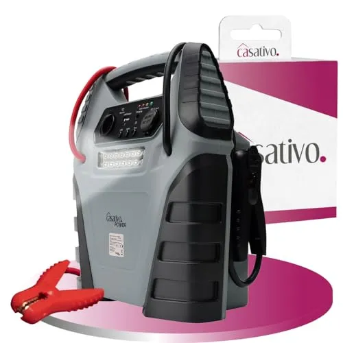 Casativo 5-in-1 Powerbank mit Starthilfe & Luftkompressor – vielseitig für Auto, Motorrad & Outdoor