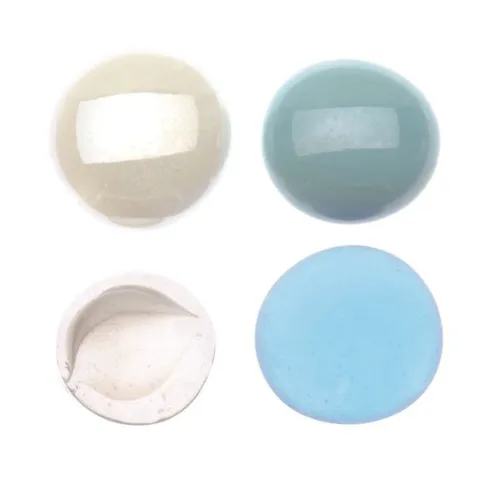 Glorex Glasnuggets 20 mm mix blau weiß Dekosteine