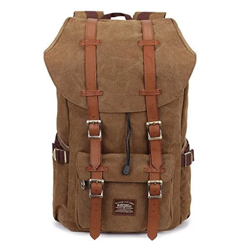 KAUKKO Kf Rucksack für Herren, Braun – Hochwertig und Geräumig