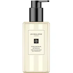 Jo Malone London English Pear & Freesia Body & Hand Wash 250 ml - Handreinigung mit sinnlichem Duft von reifen Birnen und Freesien, verwöhnende Formel mit Glycerin und Wiesenschaumkrautöl für geschmeidige Haut.