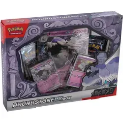 Pokémon TCG: Houndstone ex Box - Geisterhund mit 4 Boosterpacks - Sammelkartenspiel mit Houndstone ex, enthält 4 Boosterpacks und exklusive Folienkarten. Ideal für Sammler und Spieler!