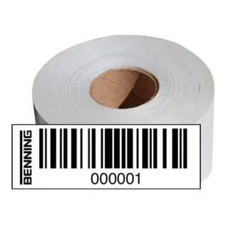 Benning 756305 1000xBarcodeetiketten Satz 5 Nr.4001-5000