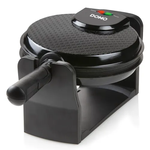 DOMO DO9223W Waffeleisen - Waffeleisen mit Antihaftbeschichtung und Kontrollleuchte, perfekt für knusprige Waffeln und einfache Reinigung.