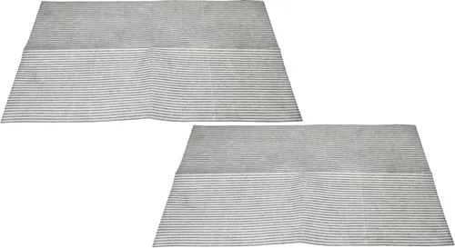 vhbw 2x Universal-Filter Vliesfilter für diverse 60 cm Dunstabzugshauben - 57 x 47 x 0,3 cm, Mikrovlies
