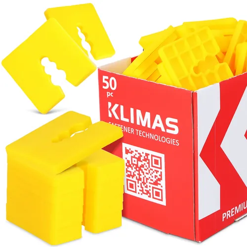 50x DISTANZKLÖTZE 5 mm Verglasungsklötze Distanzstück Unterlegplatte Kunststoff