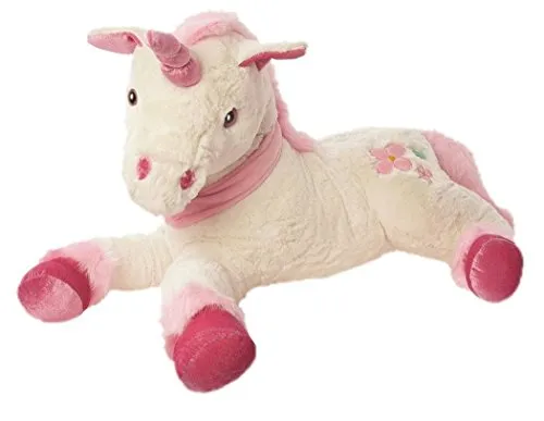 Inware 6198 - Kuscheltier Einhorn Feemi, 25 cm, weiß, Schmusetier