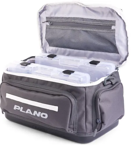 PLANO Weekend EU 3700 Tackle Bag Slate – Ideal für Angler - Praktische Angeltasche mit den Maßen 26x48x24 cm. Perfekt für den Transport von Angelzubehör, robust und vielseitig einsetzbar für jeden Angler.