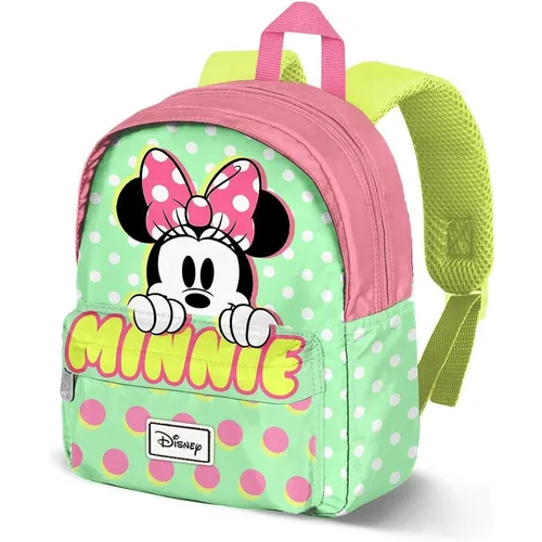 Disney Minnie Maus Fluor-Joy Kindergartenrucksack - Schulranzen für Vorschüler, leicht und mit atmungsaktivem, gepolstertem Rücken für optimalen Tragekomfort. Ideal für kleine Abenteuer!
