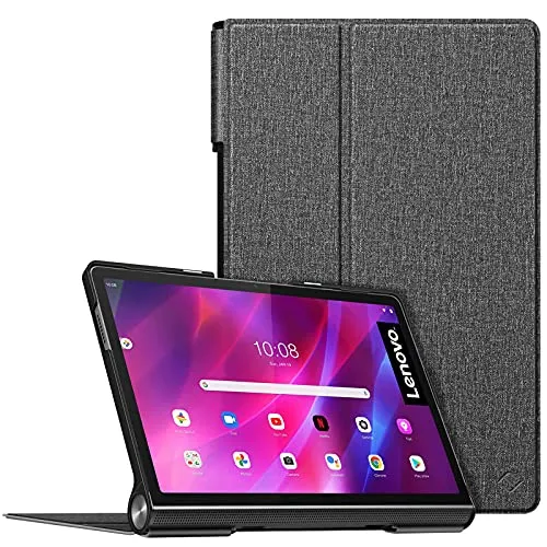 Fintie Hülle für Lenovo Yoga Tab 11 - Slim Fit Folio Kunstleder Schutzhülle Tasche mit Standfunktion für Lenovo Yoga Tab 11 2021 Tablet, Denim grau