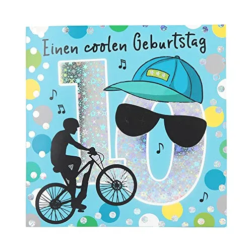 Depesche 11515-020 Zahlenkarte zum 10. Geburtstag mit Musik von Depesche