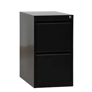 Gürkan Hängeregistraturschrank schwarz mit 2 Schubladen