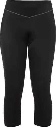 Vaude Active 3/4 Radhose Damen - Größe 38, schwarz uni - Funktionelle 3/4 Radhose für Damen, umweltfreundlich und ideal für Einsteiger. Mit atmungsaktivem Sitzpolster und ergonomischem Schnitt für besten Komfort bei Radtouren.