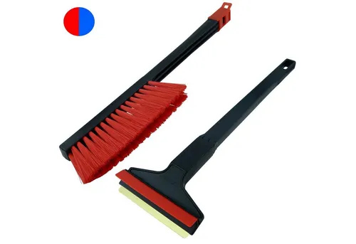 L & P Car Design Eiskratzer Auto 1 Set Eisschaber 370 mm + Schneebürste 395 mm Messingklinge Original Murska