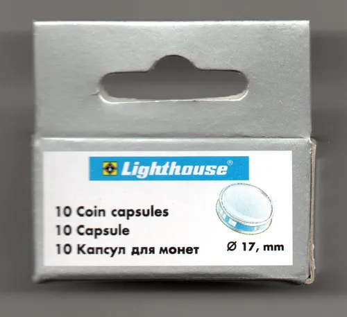 LEUCHTTURM MÜNZKAPSELN FÜR 17 mm MÜNZEN von Leuchtturm Gruppe GmbH & Co. KG