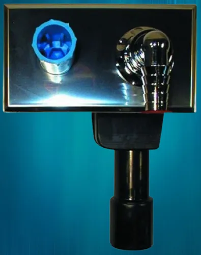 HL405 Waschgeräte-UP-Siphon DN40/50 mit Wasseranschluss