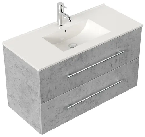 Magnolia Home Waschtisch Badmöbel Firenze 100 SoftClose in schwarz von Magnolia Home