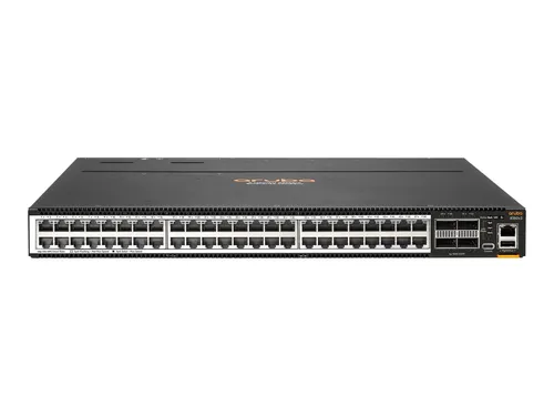 Aruba JL720C Switch II - 100 Gigabit Ethernet, 48 Ports - Netzwerk-Switch mit 100 Gigabit Ethernet, ideal für Unternehmen. Mit 48 Anschlüssen, L3-Management und 3 Jahren Garantie bietet er hohe Leistung und Zuverlässigkeit.