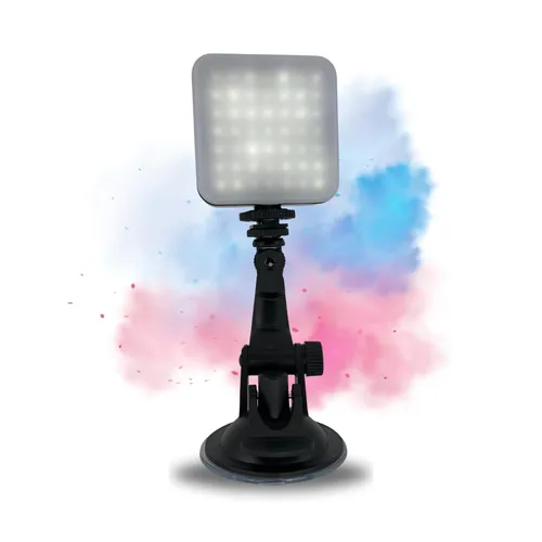 Saugnapf Halterung Videoleuchte Softlight Videolicht 49 LED Foto Lampe Leuchte