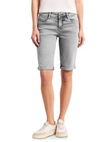 Street One Damen Slim Leg Bermuda mit Turn-Up-Detail von Street One