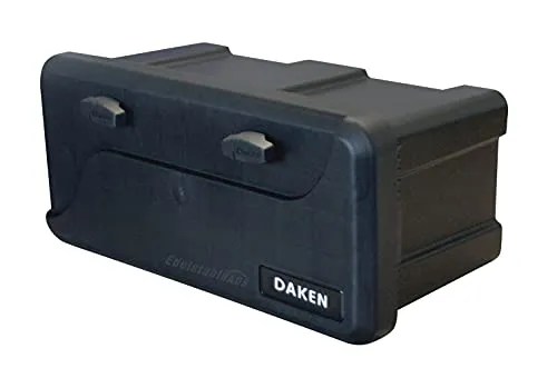 Deichselbox Blackit 2-550x250x295mm Anhängerbox Werkzeugkasten Anhänger Staukiste Werkzeugkiste Box 23L