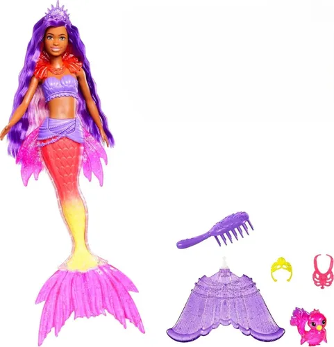 Barbie Mermaid Power Meerjungfrau Puppe mit austauschbaren Flossen Mattel HHG53