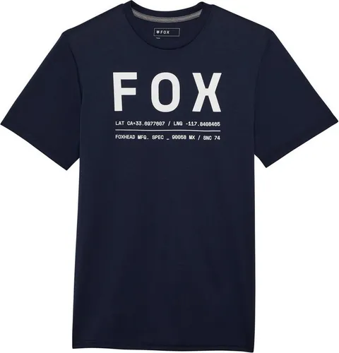 FOX Racing Non Stop S/S Tech Tee - Funktionsshirt XL in Blau - Herren-Shirt für Mountainbike Touren, atmungsaktiv und schnelltrocknend, perfekte Passform in Größe XL, ideal für aktive Outdoor-Abenteuer.