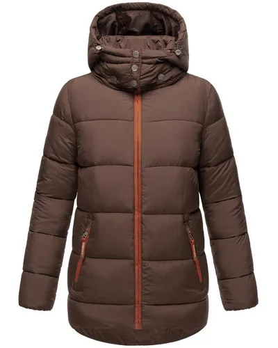 Navahoo Winterjacke Wattewölkchen Modische Damen Steppjacke mit kontrastfarbenen Details