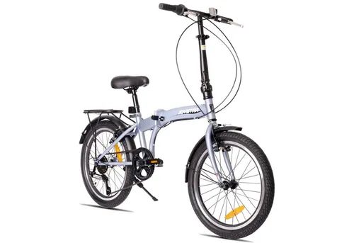 JOYSTAR Klapprad 20 Zoll – Leichtes Klappfahrrad für Erwachsene - Das JOYSTAR Klapprad mit 20-Zoll-Rädern und 6-Gang-Schaltung bietet optimale Tragbarkeit und Sicherheit für den täglichen Weg zur Arbeit oder Freizeit. Der leichte Rahmen ermöglicht müheloses Fahren und die schnelle Klappfunktion erleichtert den Transport.