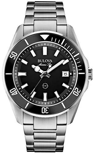 Produktbild Bulova Herrenarmbanduhr Edelstahl Marine Star 98B203