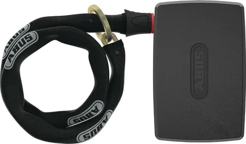 ABUS Alarmbox 2.0 - Mobile Alarmanlage mit Anschlusskette ACH 6KS 100, intelligenter 100 dB Alarm für zusätzlichen Diebstahlschutz von Fahrrädern und E-Scootern