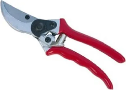 Gartenschere Standard rot, Feststeller, Feder, Messer aus gehärtetem Edelstahl