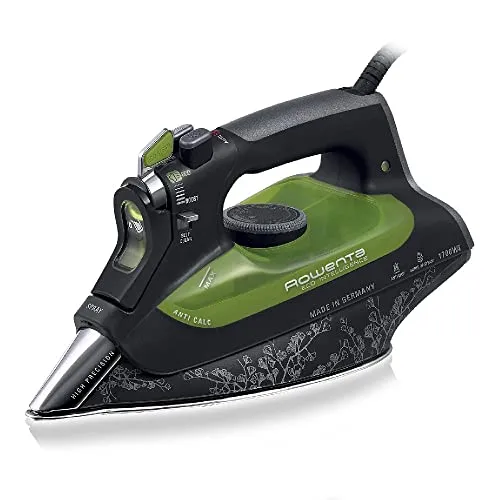 Rowenta Eco Intelligence Dampfbügeleisen, 2500 Watt, kontinuierlicher Dampfausstoß von bis zu 35 g/Min., Eco-Modus, starke Dampfleistung für schnelle Ergebnisse, umweltfreundliches Design, DW6030D1
