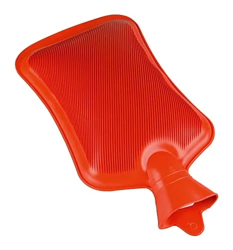 Kopp Verlag Wärmflasche 3 Liter - 100% Gummi robuste Material - Premium-Qualität - Alltagsprodukt - mit Haltelasche - Wohlbefinden