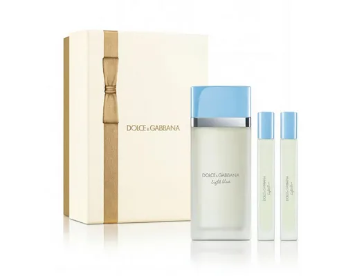 DOLCE & GABBANA Light Blue Duft-Set - Elegantes Duft-Set mit erfrischenden Noten von sizilianischer Zitrone und Jasmin. Ideal als Geschenk, bringt es einen Hauch von italienischer Leichtigkeit in Ihren Alltag.
