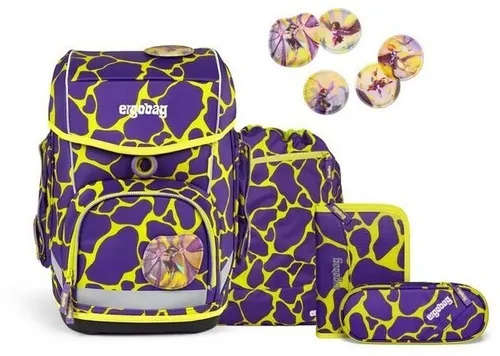 ergobag cubo Set 5-teilig in lila von ergobag