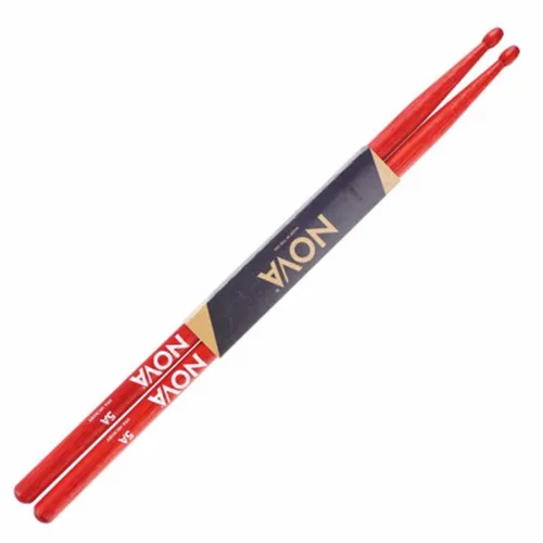 Vic Firth 5AR Nova Hickory Red Wood Tip in rot von Vic-Firth