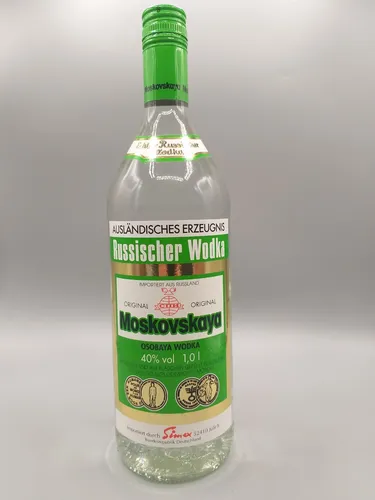 Moskovskaya Osobaya Wodka 40% Alkohol 1 Liter