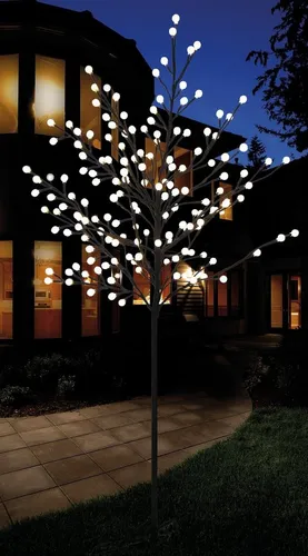 BONETTI LED Baum - Warmweiß, fest integriert - Lampen für Weihnachtsdeko, sorgt mit stilvoll leuchtenden LED-Lampen für festliche Stimmung und ist ideal für Innen- und geschützten Außenbereich.