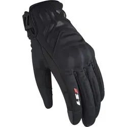 LS2 Jet II Damen Motorradhandschuhe, schwarz, Größe L - Hochwertige Motorradhandschuhe mit Hipora wasserdichter Membran und softem Samtfutter, ideal für sicheres Fahren bei jedem Wetter.