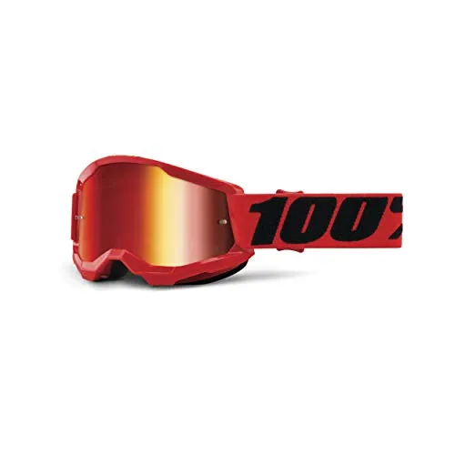100% Unisex-Child Strata 2 Sunglasses, Rot, Kinder