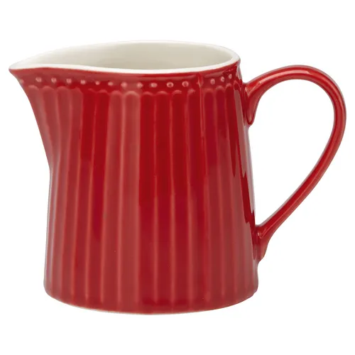 Greengate Milchkännchen ALICE Rot Sahnekännchen Everyday Geschirr RED 6x8,5 cm