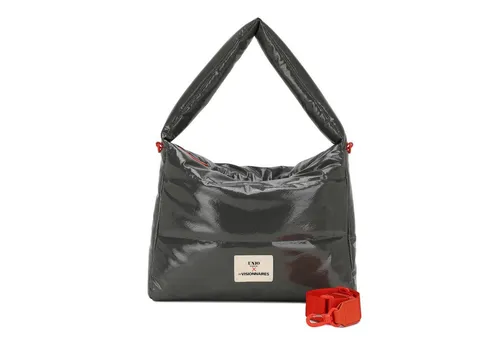 LES VISIONNAIRES Unio Hobo Schultertasche 47 cm grau - Moderne Hobo Schultertasche in grau mit großzügigem Platzangebot und stilvollem Design. Perfekt für den Alltag und vielseitig kombinierbar.